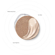 BBIA Eau Glow Cushion SPF40 PA+++ 15g by ProtoClinical shown in a product detail image for a k-beauty makeup routine.