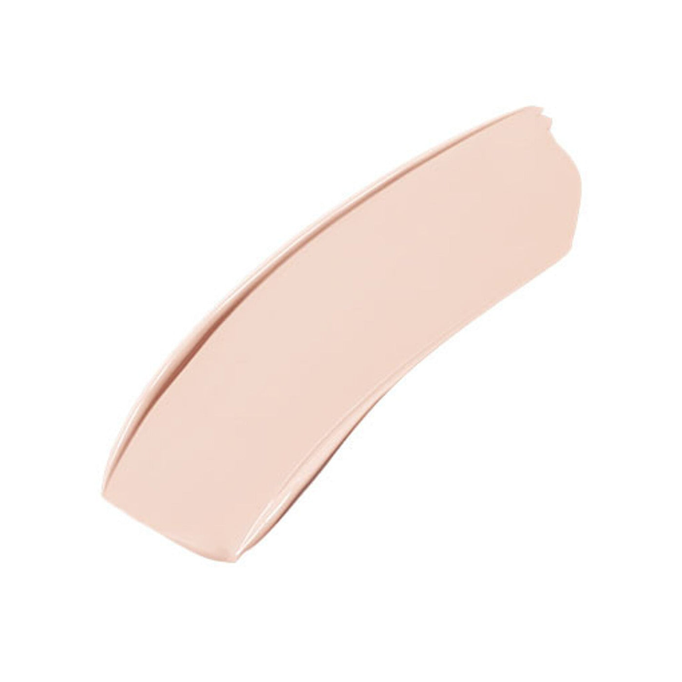 ProtoClinical k-beauty BBIA Eau Stay Concealer 8.5g light beige concealer swatch centered on a pale peach background