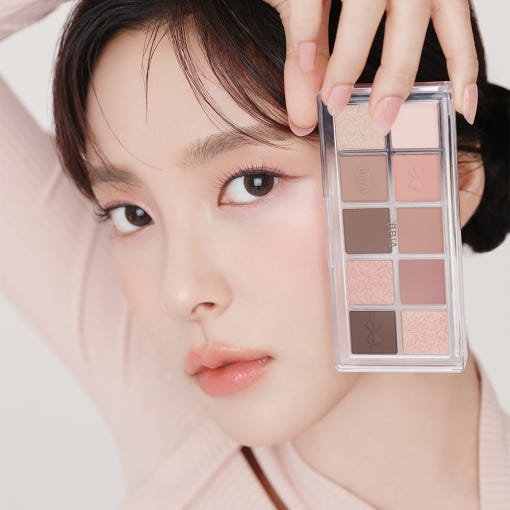 BBIA Essential Eye Palette 8.5g by ProtoClinical shown in a palette product shot on a clean white background, highlighting the branded compact and packaging for a k-beauty eye makeup routine.