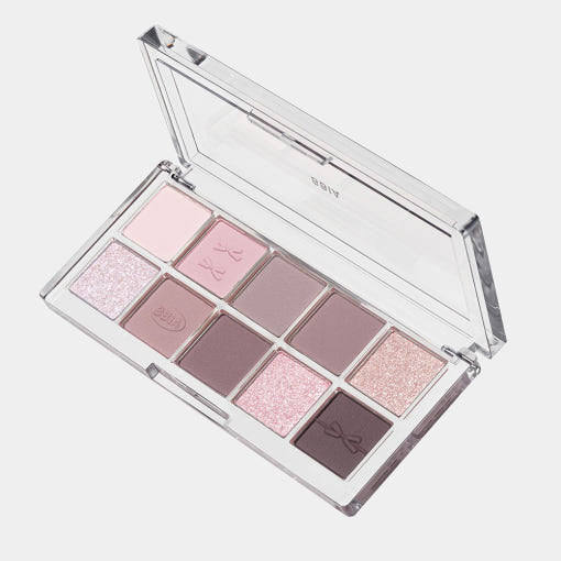 BBIA Essential Eye Palette 8.5g by ProtoClinical shown in a front-facing eyeshadow palette packshot on a clean white background, highlighting the branded compact for a k-beauty eye makeup routine.