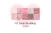 BBIA Essential Eye Palette 8.5g by ProtoClinical presented in a shade detail graphic with palette visuals on a clean background, highlighting the k-beauty eyeshadow color story.