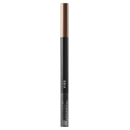 ProtoClinical k-beauty BBIA Last Auto Eyebrow Pencil 0.25g 04 Chocolate Brown shade swatch with a single chocolate brown brow stroke on a light background