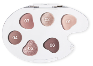 BBIA Last Eye Palette 5g by ProtoClinical shown in a product detail graphic with palette visuals and shade information, highlighting the k-beauty eye makeup color story.