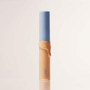 ProtoClinical k-beauty BBIA Last Eye Primer 5g single beige primer tube lying horizontally on a warm peach background