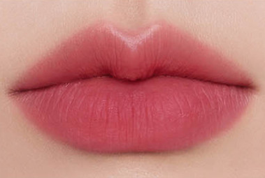 ProtoClinical k-beauty BBIA Last Powder Lipstick 3.5g berry-pink lipstick swatch centered on a pale cream background