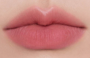ProtoClinical k-beauty BBIA Last Powder Lipstick 3.5g plum-rose lipstick swatch centered on a pale cream background