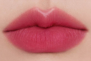 ProtoClinical k-beauty BBIA Last Powder Lipstick 3.5g bright berry lipstick swatch centered on a pale cream background