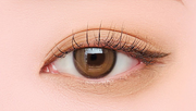 ProtoClinical k-beauty BBIA Ready To Wear Eye Shadow 3g rectangular brown eye shadow swatch centered on a soft pink background