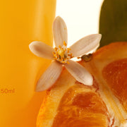 AROMATICA Glow Vita Oil-in-Gel Cleanser Orange & Neroli 150ml by ProtoClinical presented in a branded product detail graphic with the cleanser bottle for a k-beauty skincare routine.