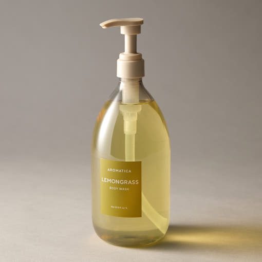 AROMATICA Lemongrass 7 Vita Body Wash 1000ml by ProtoClinical displayed in a polished product shot highlighting the body wash bottle and label details for a k-beauty routine.