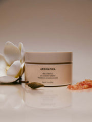 ProtoClinical k-beauty AROMATICA Mellowness Oil In Body Cream Magnolia & Sandanwood 200g single body cream package centered on a clean white background in a square product shot