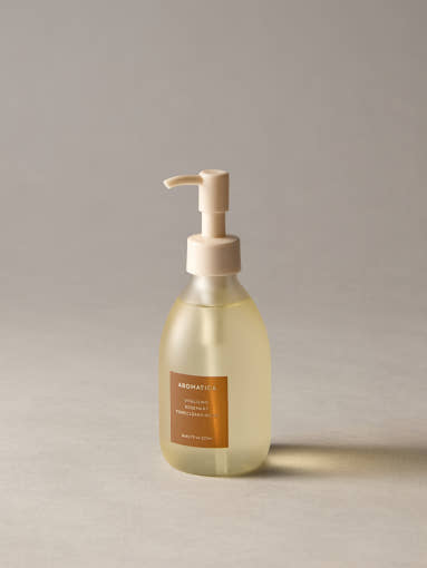 AROMATICA Vitalizing Rosemary Pore Cleansing Oil 200ml by ProtoClinical shown in a clean cleansing oil product layout with visible bottle packaging for a k-beauty skincare routine.