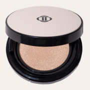 ProtoClinical k-beauty Dinto Blur-Finish Cushion 12g+12g(Refill) shown as a compact set with two rounded cases, a beige upper section, and dark lower halves