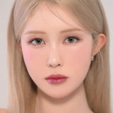 ProtoClinical k-beauty Dinto Blur-Finish Shadow 5.4g #707 J.M. Barrie close-up eyeshadow palette with rosewood and brown shades on a light background