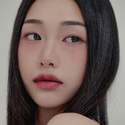 ProtoClinical k-beauty Dinto Blur-Finish Shadow 5.4g #708 J.L. Long upright rectangular eyeshadow palette with a muted rose center and dark brown side shades on a light background