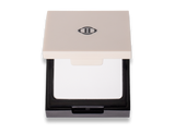 ProtoClinical k-beauty Dinto Blur-Fixing Finish Powder Pact 10g single silver-gray powder pact compact centered on a black background.