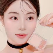 ProtoClinical k-beauty Dinto Cheek&Eye Multi-Use Palette 6.5g (3color) single centered cheek-and-eye palette packshot in a square crop on a light background