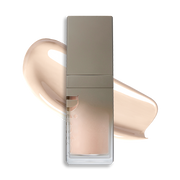 ProtoClinical k-beauty Dinto Wooncho Blur-Glowy Foundation 25ml single upright foundation bottle centered on a white background with soft pink and lavender side accents