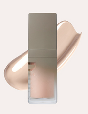 ProtoClinical k-beauty Dinto Wooncho Blur-Glowy Foundation 25ml single upright foundation bottle centered on a white background with pale pink and blue side accents