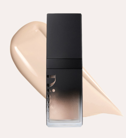 ProtoClinical k-beauty Dinto Wooncho Blur-Matte Foundation 25ml single upright foundation bottle centered on a white background with soft gray side shadows