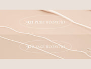 ProtoClinical k-beauty Dinto Wooncho Blur-Matte Foundation 25ml before-and-after skin comparison in four close-up nose and cheek panels showing smoother pore and redness coverage