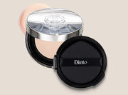 ProtoClinical k-beauty dark rounded beauty compact silhouette centered on a soft white background.