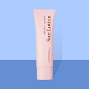 ProtoClinical k-beauty cool blue beauty graphic with a pale vertical center on a light background.