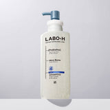 LABO-H Hair Loss Care Scalp Cooling & No Sebum Shampoo 400ml by ProtoClinical shown in a front-facing shampoo bottle on a clean white background, highlighting the scalp cooling label for a k-beauty hair care routine.