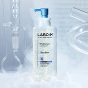 ProtoClinical k-beauty LABO-H Hair Loss Care Scalp Cooling & No Sebum Shampoo 400ml single upright shampoo bottle on a white background.