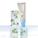 ProtoClinical k-beauty [Beauty of Joseon] Relief Sun Aqua-fresh Rice+B5 (SPF50+ PA++++) 50ml x 2ea single upright rectangular double-pack box centered on a light background.