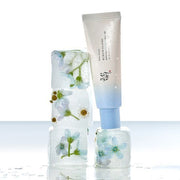 ProtoClinical k-beauty [Beauty of Joseon] Relief Sun Aqua-fresh Rice+B5 (SPF50+ PA++++) 50ml x 2ea single upright rectangular double-pack box centered on a light background.