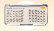 ProtoClinical k-beauty Fillimilli Point Piece Lashes #Pure Daily (9mm)(60pcs) single lash set package centered on a white background