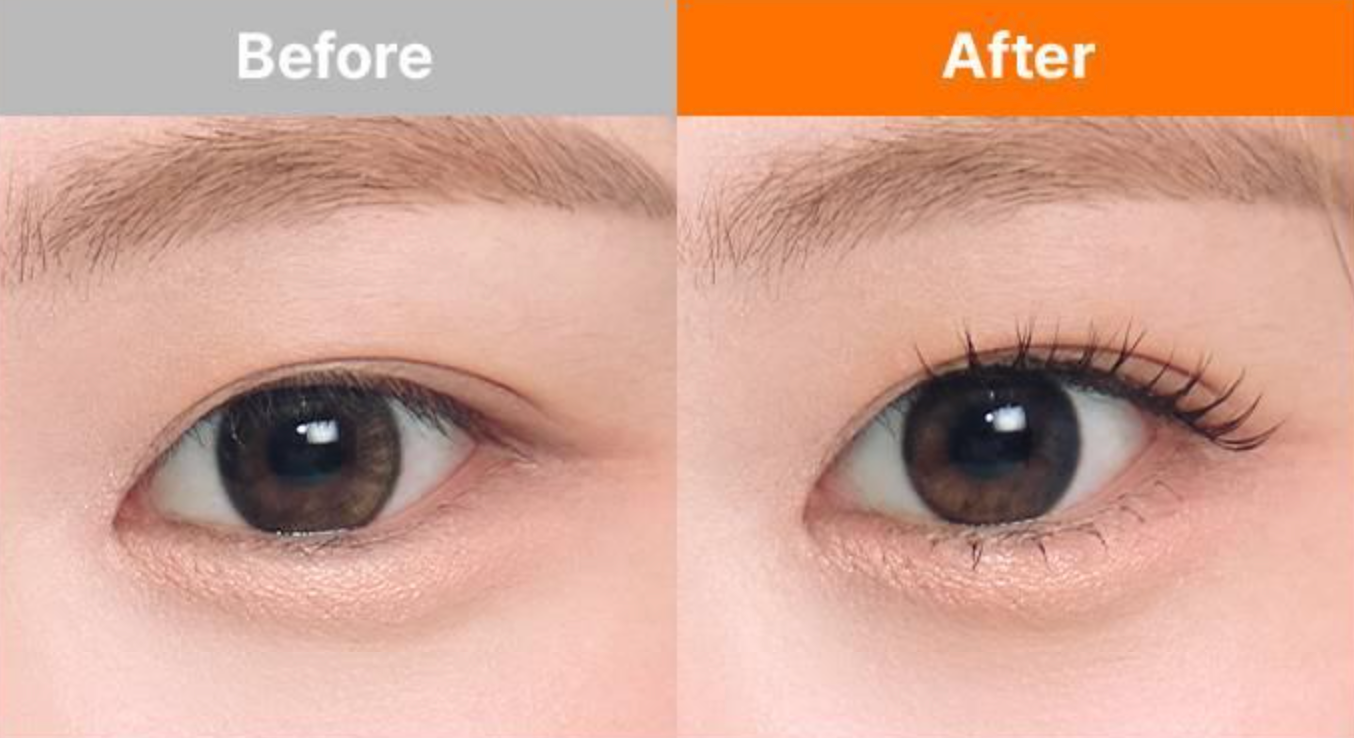 ProtoClinical k-beauty Fillimilli Point Piece Lashes #Pure Daily (9mm)(60pcs) single lash set package centered on a white background