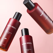 ProtoClinical k-beauty mauve beauty product silhouette with a darker vertical center on a soft pink background.