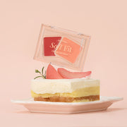 ProtoClinical k-beauty FORENCOS Soft Fitting Cream Blusher 3g two warm beige blush blocks stacked vertically on a peach background