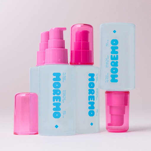 ProtoClinical k-beauty moremo Pro Repair Hair Essence 80ml single upright hair essence bottle on a white background.