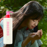 ProtoClinical k-beauty moremo Super Repair Shampoo 480ml single tall shampoo bottle on a light background with pale blue side accents