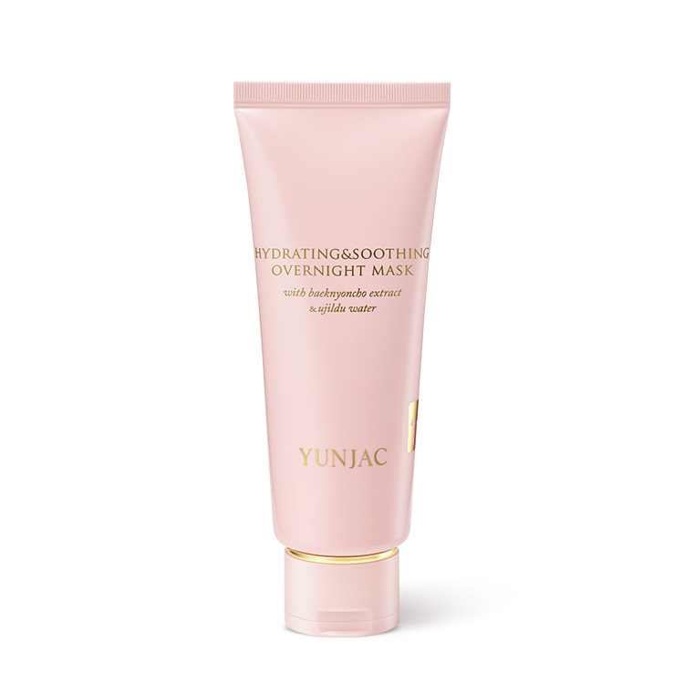 ProtoClinical k-beauty soft peach beauty graphic with a vertical pink center on a light background.