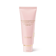 ProtoClinical k-beauty soft peach beauty graphic with a vertical pink center on a light background.