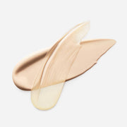 ProtoClinical k-beauty warm beige beauty product on a pale blue background.