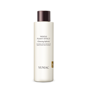 ProtoClinical k-beauty pale beige and gray beauty graphic on a light background.