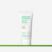 Real Barrier Cica Green Tone Up Sun Cream SPF50+ PA++++ 50ml product detail image on a light background
