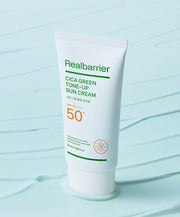 Real Barrier Cica Green Tone Up Sun Cream SPF50+ PA++++ 50ml product detail image on a light background