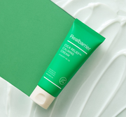 ProtoClinical k-beauty abstract beauty graphic with bright green tones and soft pink accents.