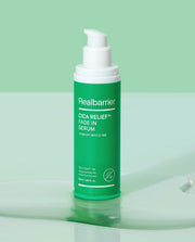 ProtoClinical k-beauty beauty product silhouette with a soft mint vertical center on a light background.