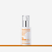 ProtoClinical k-beauty abstract beauty graphic with a soft blue center and warm peach edges on a light background.