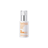 ProtoClinical k-beauty [Real Barrier] Peptivita C Blemish Serum 30ml shown as a single centered vertical silhouette with a pale cream center in a square crop on a light background