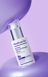 ProtoClinical k-beauty abstract beauty graphic with a soft lilac center on a violet background.