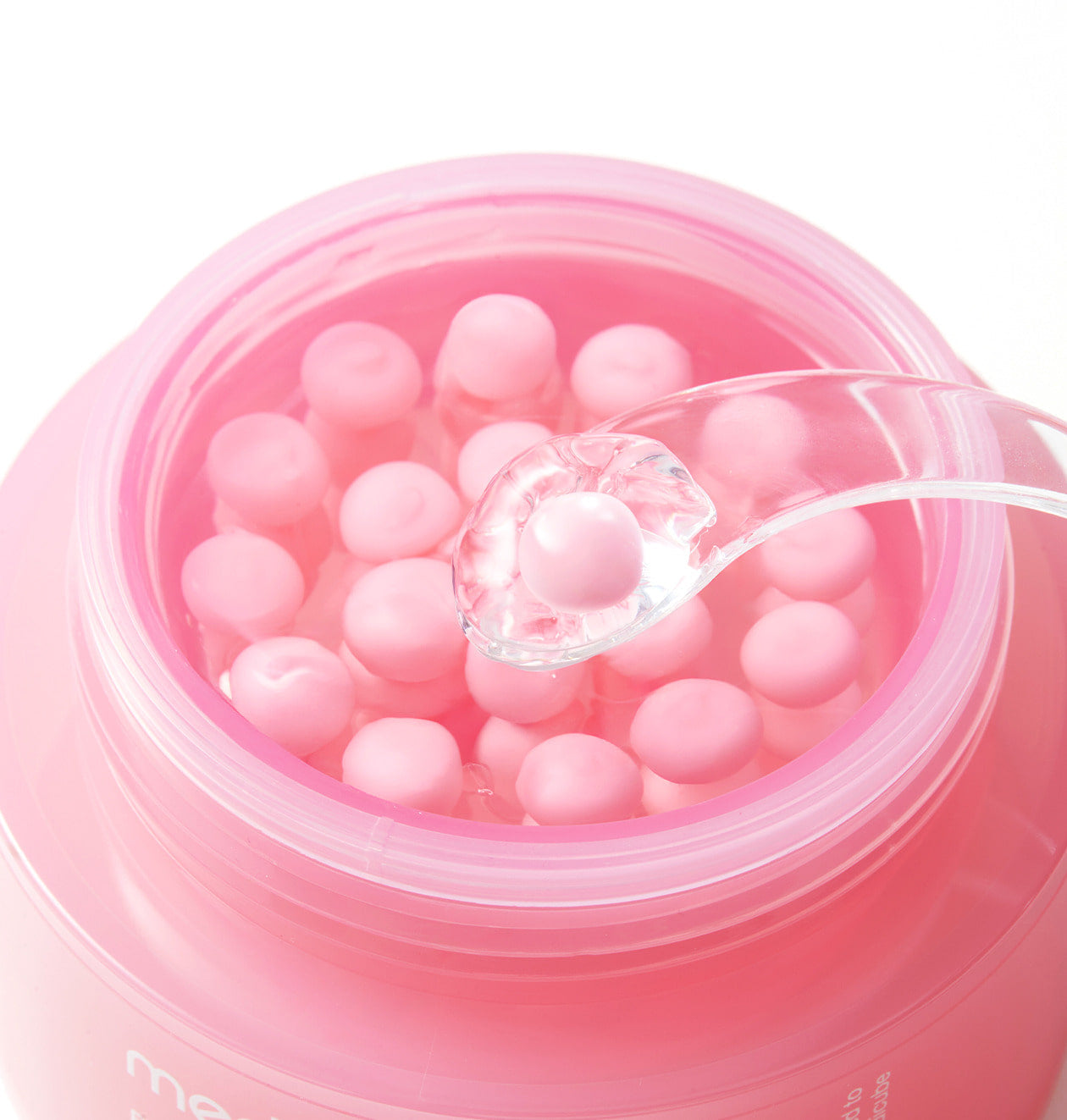 ProtoClinical k-beauty medicube PDRN Pink Collagen Capsule Cream 55ml single pink cream jar centered on a pale pink background