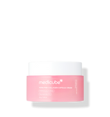 ProtoClinical k-beauty medicube PDRN Pink Collagen Capsule Cream 55ml single pink cream jar with a rounded lid centered on a pale pink background